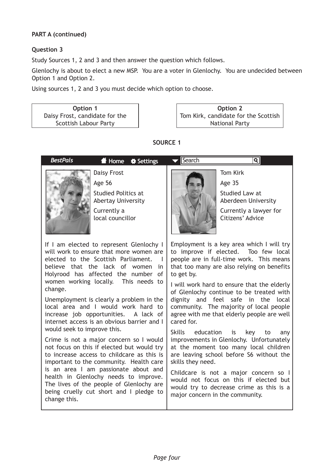 Source page 1 for this question