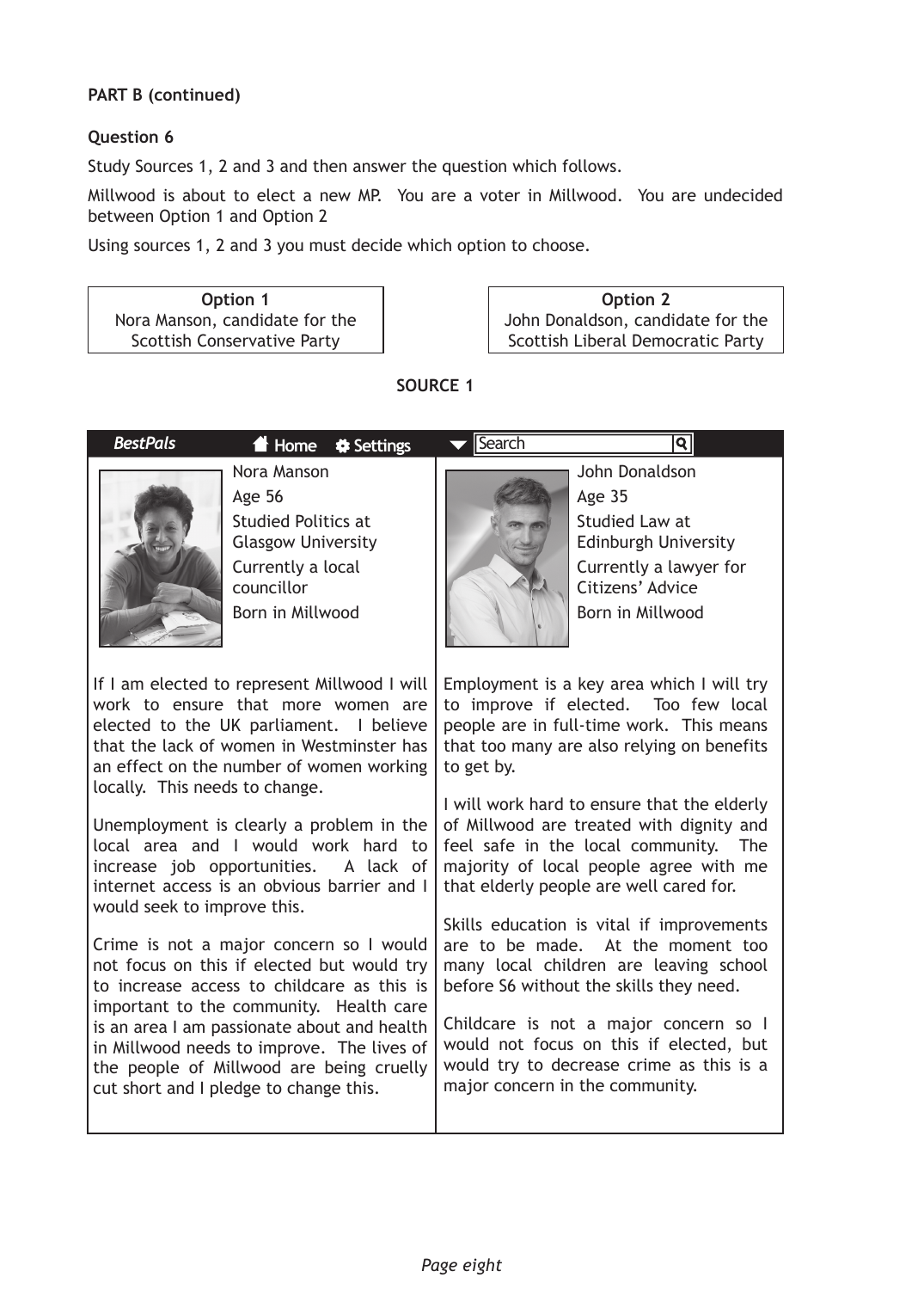 Source page 1 for this question