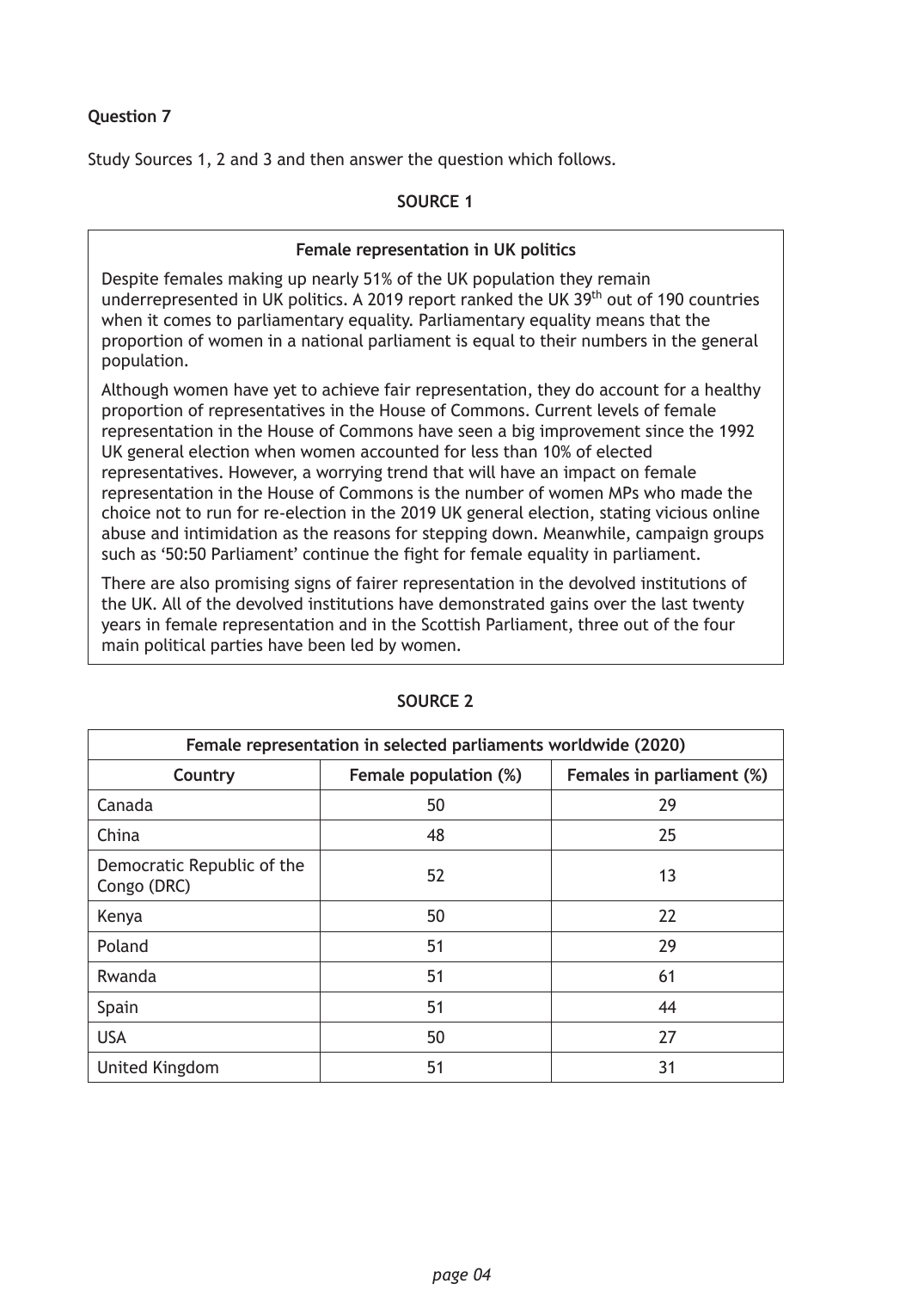 Source page 1 for this question