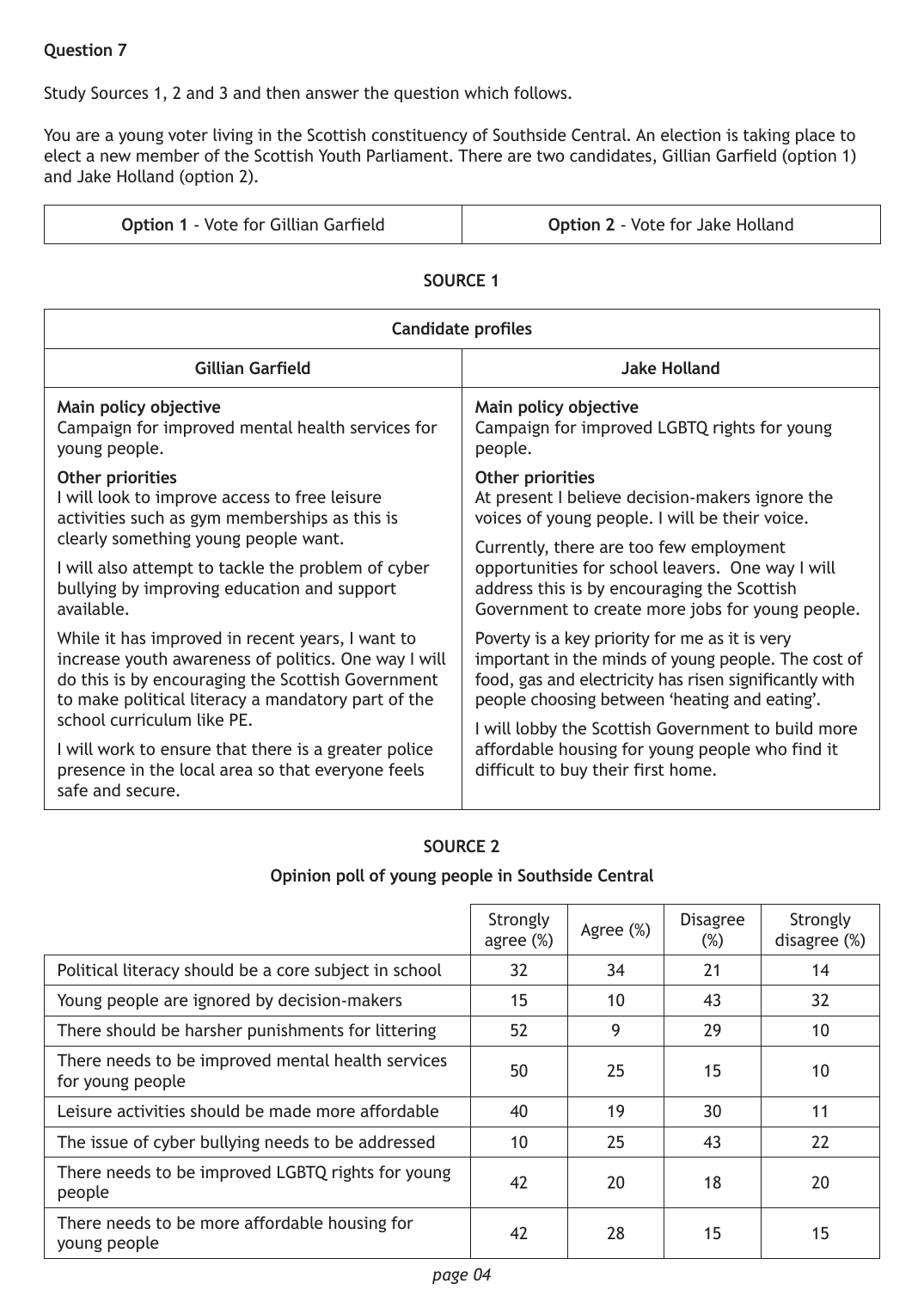Source page 1 for this question
