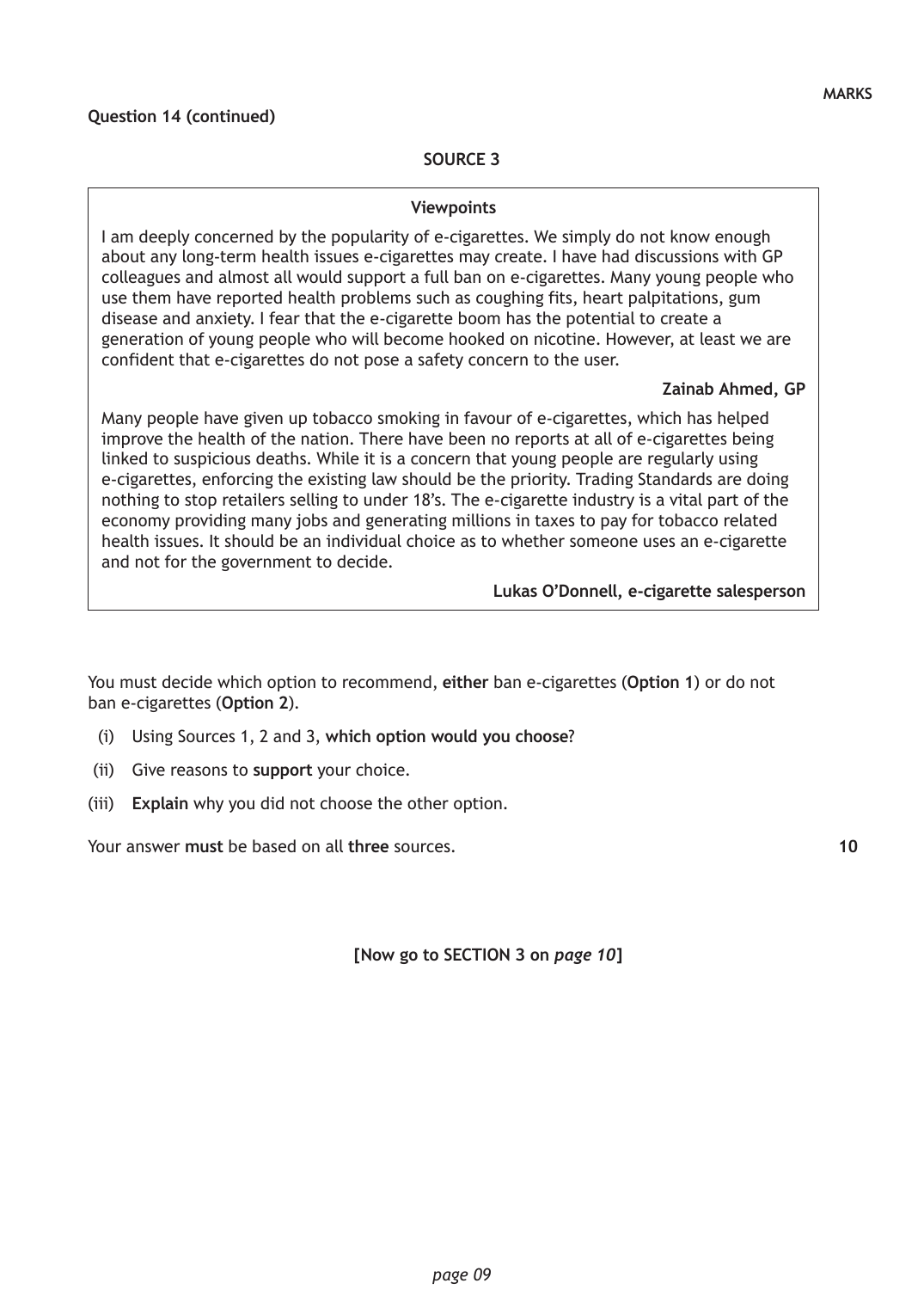 Source page 2 for this question