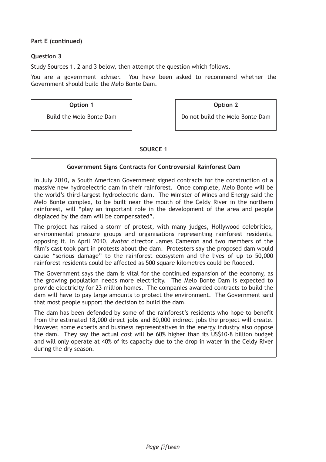 Source page 1 for this question